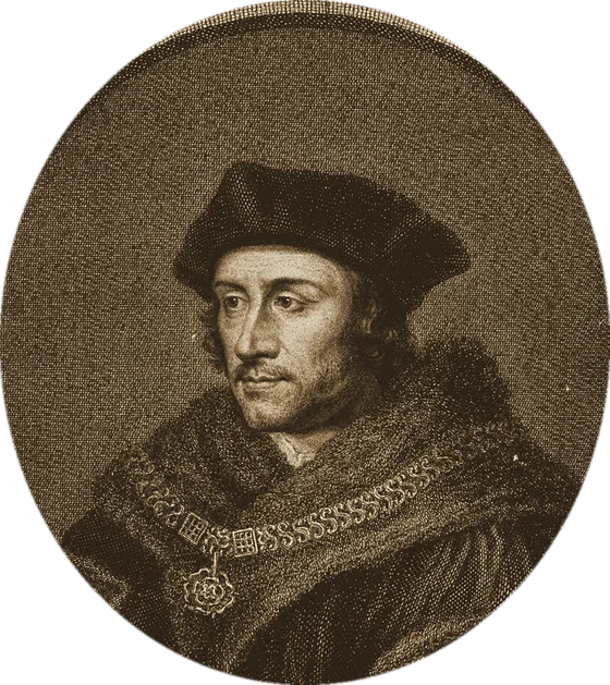Sir Thomas More, engraved bust after Holbein